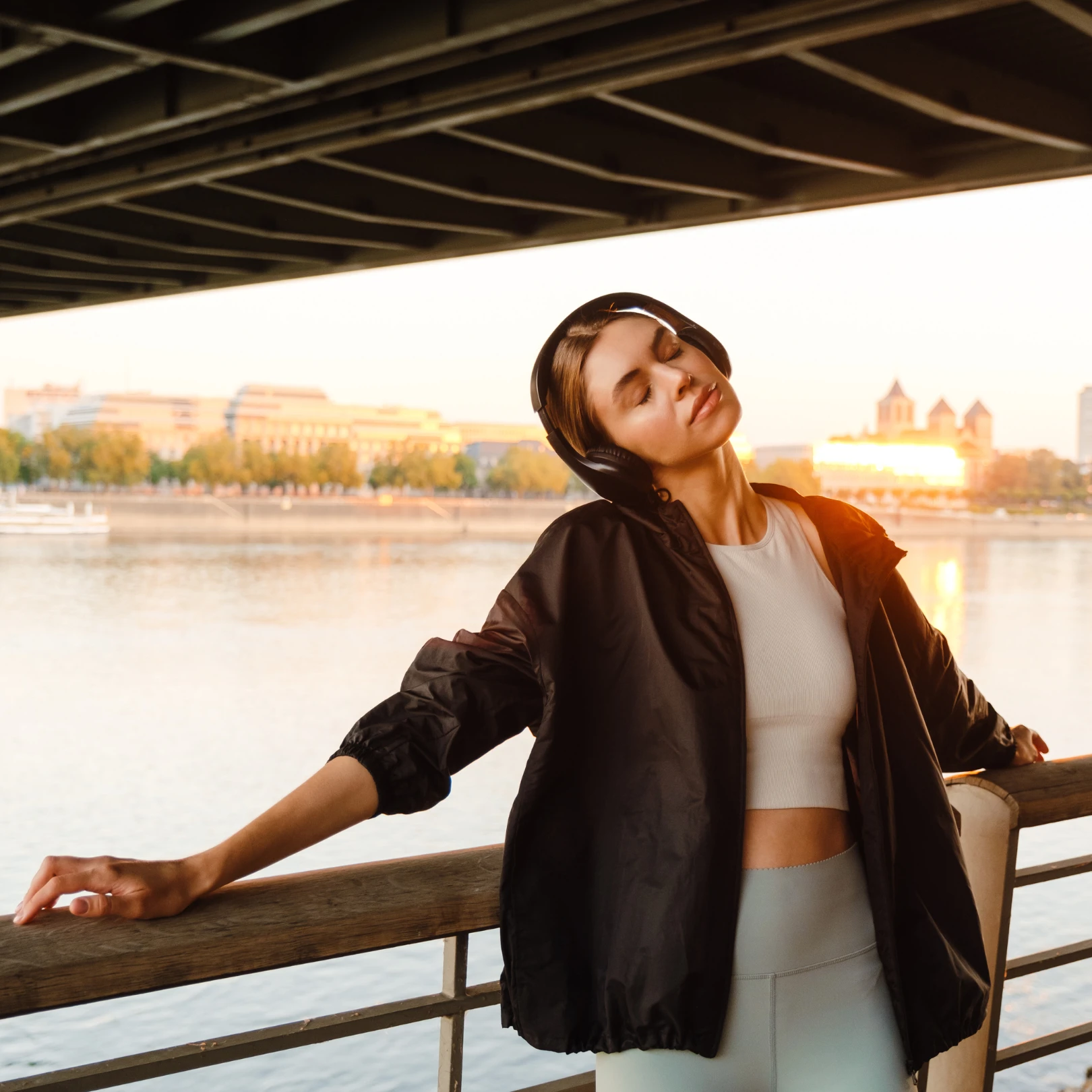 Girl by the river